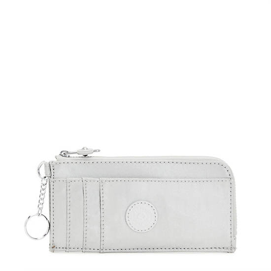 Kipling Dafni Metallic Wallet Plånbok Silver | SE 1041VR